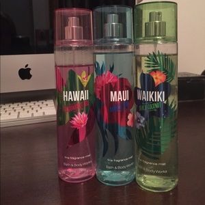 Bath and Body Works Body Sprays